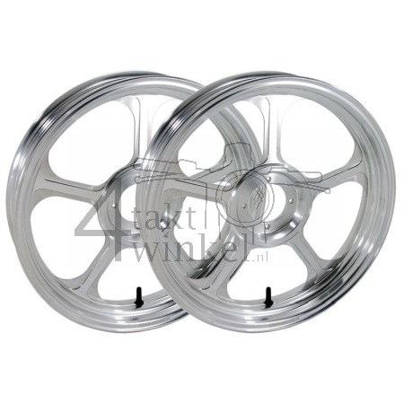 Wielen set, 17&quot;, C50, C70, C90 , Streetcub, tubeless type 3, Kepspeed