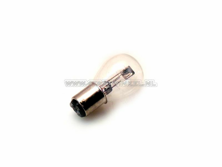 Koplamp BAX15D, duplo, 6 volt, 15-15 watt, past op SS50, CD50