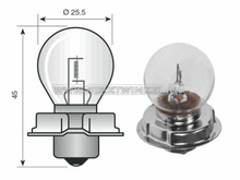 Koplamp P26S,  6 volt, 25 watt, o.a. CB50, CY50