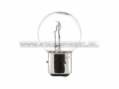 Koplamp BA21D, duplo,  6 volt, 35-35 watt, Dax 3-poot