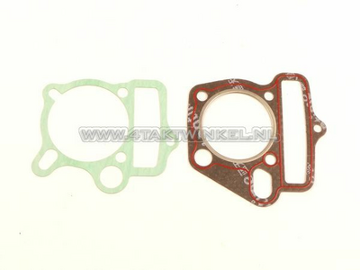 Pakkingset A, kop & cilinder, basis setje: voet & kop, 53mm 125cc