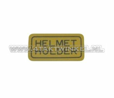 Sticker helmet holder, origineel Honda