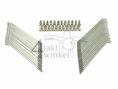 Spaken set, 123-11, XL50, XR75 achterwiel