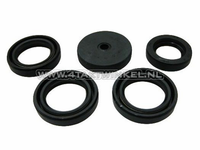 Keerring set Novio, Amigo, PC50, nokkenas onder, 5 delig, origineel Honda